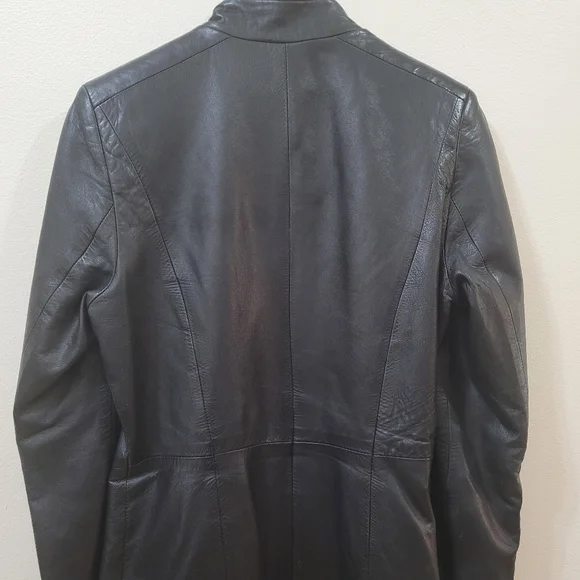 Dimitri long leather jacket - Picture 3 of 10